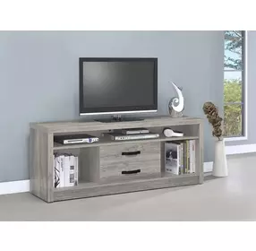 Burke Grey Driftwood TV Console