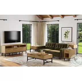 Newport Natural Oak 70" TV Stand