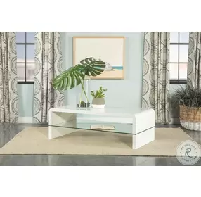 Airell White High Gloss Coffee Table