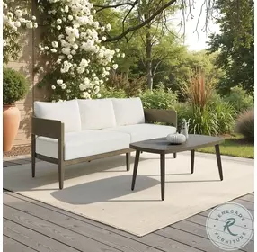 Foret Beige Performance Fabric Living Room Set