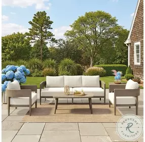 Foret Beige Performance Fabric Sofa