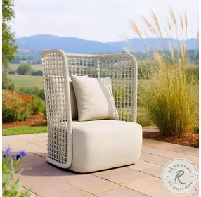 Hudu Beige Accent Chair