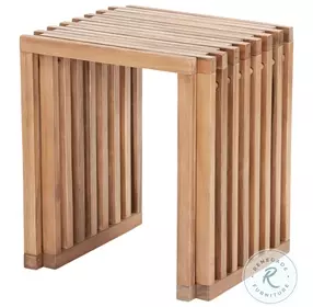 Riviera Natural Outdoor Extendable Stool Set Of 2