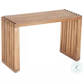 Riviera Natural Outdoor Extendable Bench Set Of 2