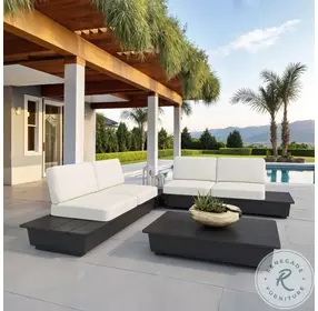 Tien Beige Outdoor LAF Loveseat