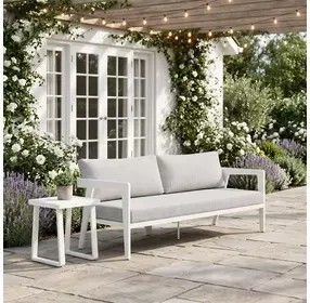 Roccia Gray Outdoor 76" Sofa