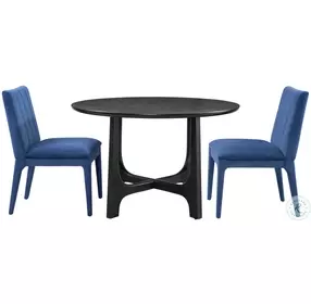 Dunnigan Matte Black Dining Table