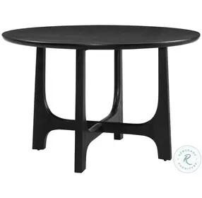 Dunnigan Matte Black Dining Room Set