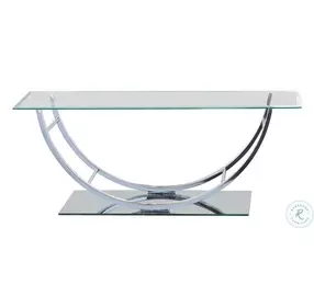 Danville Chrome U Shape Occasional Table Set