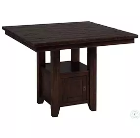 Kona Grove Chocolate Dark Brown Counter Height Dining Room Set