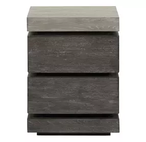 Piedmont Charcoal and Ash Square Chairside Table