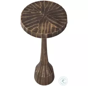 Bowman Antique Brass Accent Table