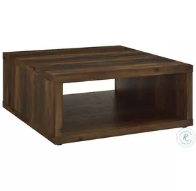 Frisco Dark Pine Square Occasional Table Set