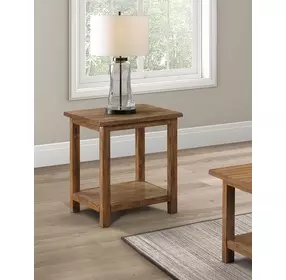 Payne Distressed Brown End Table