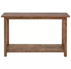 Payne Distressed Brown Entryway Console Table