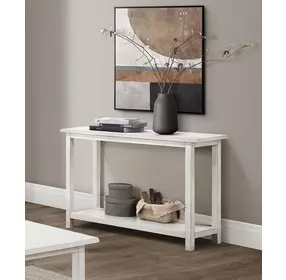 Payne Distressed White Entryway Console Table