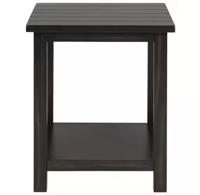 Payne Distressed Java End Table