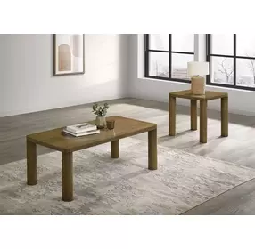 Castlewood Brown Oak Rectangular Coffee Table