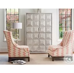 Ariana Silver Leaf Sanremo 4 Door Cabinet