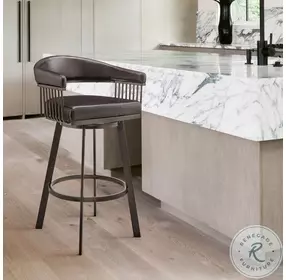 Chelsea Chocolate Swivel 30" Bar Stool
