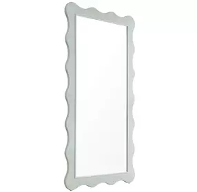 Commerce and Market Green Rectangular Wall Mirror