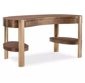 Solara Medium Brown 61" Writing Desk