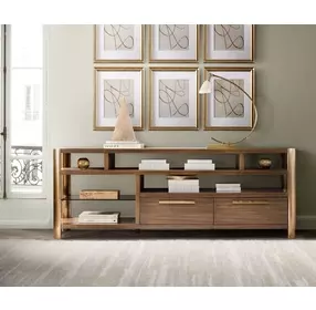 Solara Medium Brown 83" Entertainment Console