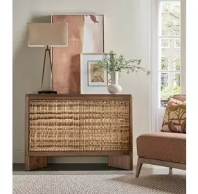 Solara Medium Brown 2 Door Accent Chest