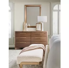 Solara Medium Brown 6 Drawer Dresser