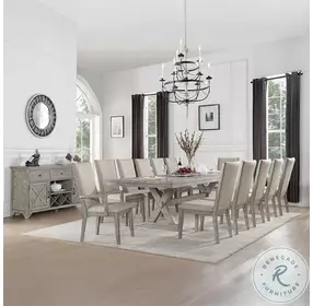 Rocky Gray Oak Side Chair Set of 2