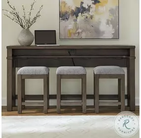 Cascade Falls Satin Espresso Bar Stool