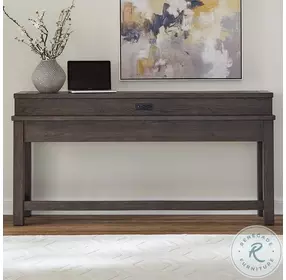 Rainier Falls Satin Espresso Bar Table Set