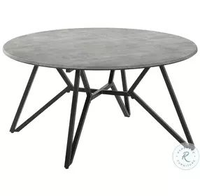 Hadi Cement And Gunmetal Occasional Table Set