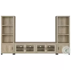 Sachin Antique Pine 3 Piece 79" Entertainment Centers
