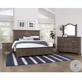 Bungalow Folkstone Gray 2 Drawer Nightstand