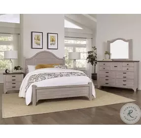 Bungalow Dover Grey And Folkstone Arch King Panel Bed
