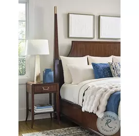 Rendezvous Walnut Vera Night Table