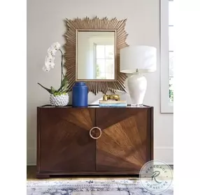 Rendezvous Walnut Carved Amherst Mirror