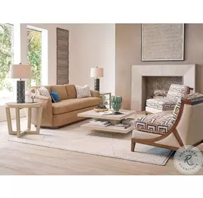 Shasta Sand Drift Round Lamp Table