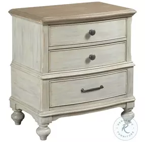 Ashbourne Inverness Sun Washed And Driftwood Nightstand