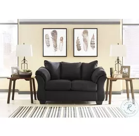 Darcy Black Loveseat