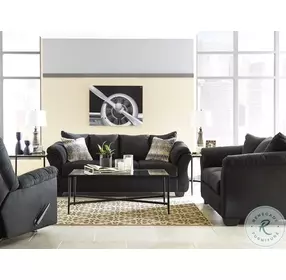 Darcy Black Rocker Recliner
