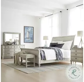 Ashbourne Foxworth Sun Washed California King Sleigh Bed