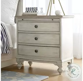 Ashbourne Everton Sun Washed And Driftwood Bedside Chest