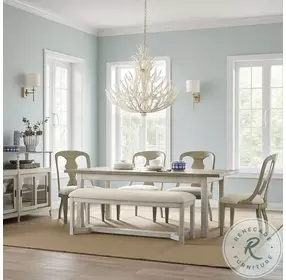 Ashbourne Mariner's Cove Sun Washed And Driftwood Extendable Dining Table