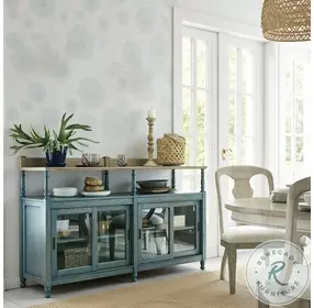 Ashbourne Cornwall Denim And Driftwood Credenza