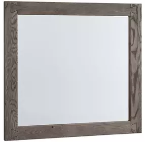 Dovetail Mystic Gray Rectangular Dresser Mirror