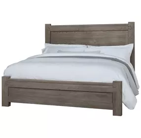 Dovetail Mystic Gray Poster Bedroom Set