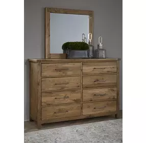 Dovetail Natural Rectangular Dresser Mirror