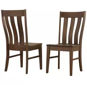 Dovetail Natural Slat Back Side Chair